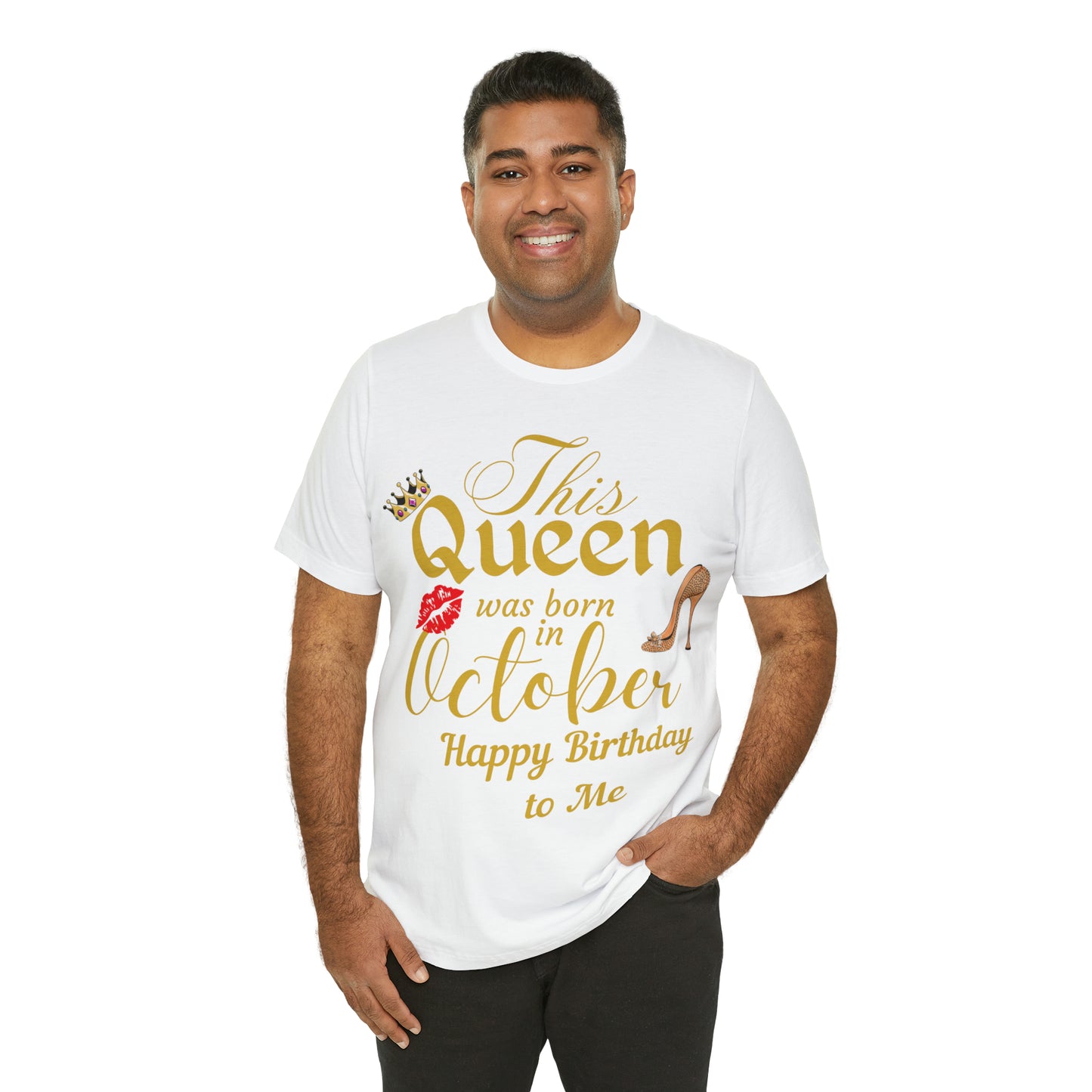 Birthday Queen Shirt, Gift for Birthday, This Queen was born in October Shirt, Funny Queen Shirt, Funny Birthday Shirt, Birthday Gift