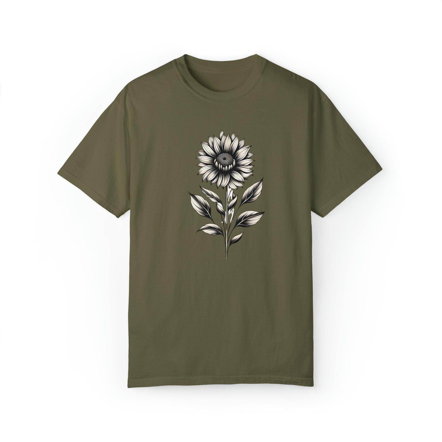 Sunflower Shirt Flower Shirt Aesthetic, Floral Graphic Tee Floral Shirt Flower T-shirt, Wild Flower Shirt Gift For Her Wildflower T-shirt - Giftsmojo