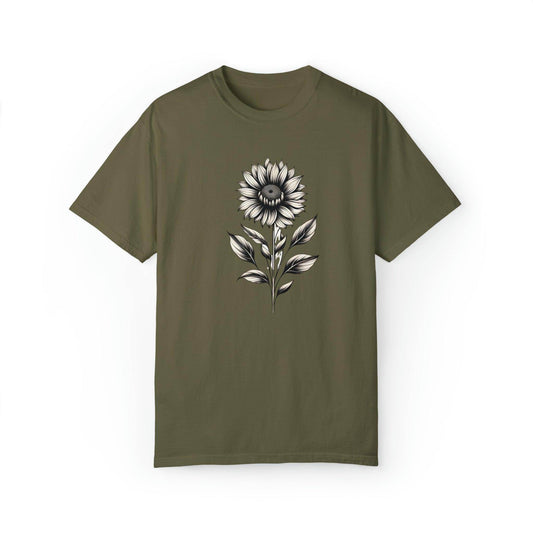 Sunflower Shirt Flower Shirt Aesthetic, Floral Graphic Tee Floral Shirt Flower T-shirt, Wild Flower Shirt Gift For Her Wildflower T-shirt - Giftsmojo