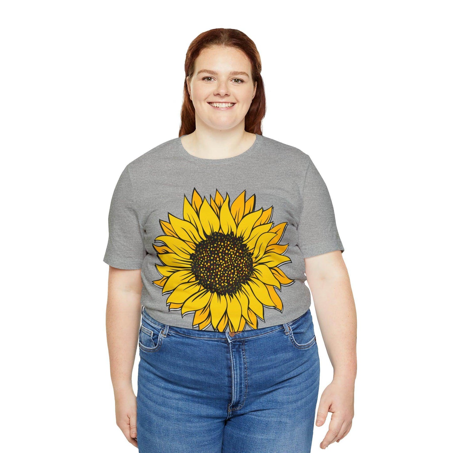 Sunflower Shirt, Floral Tee Shirt, Flower Shirt, Garden Shirt, Womens Fall Summer Shirt Sunshine Tee, Gift for Gardener, Nature lover shirt - Giftsmojo