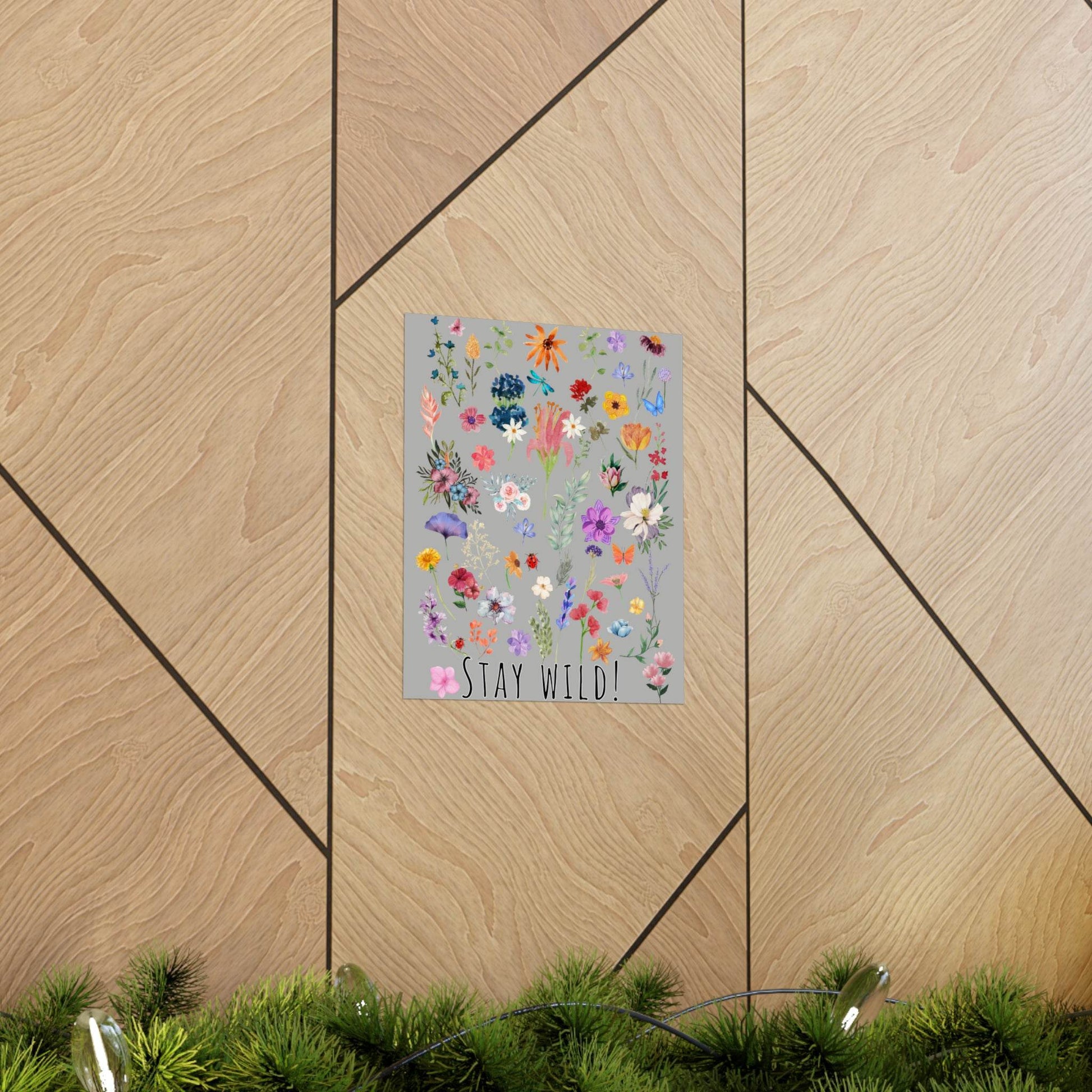 Watercolor Wildflowers Wall Art - Giftsmojo