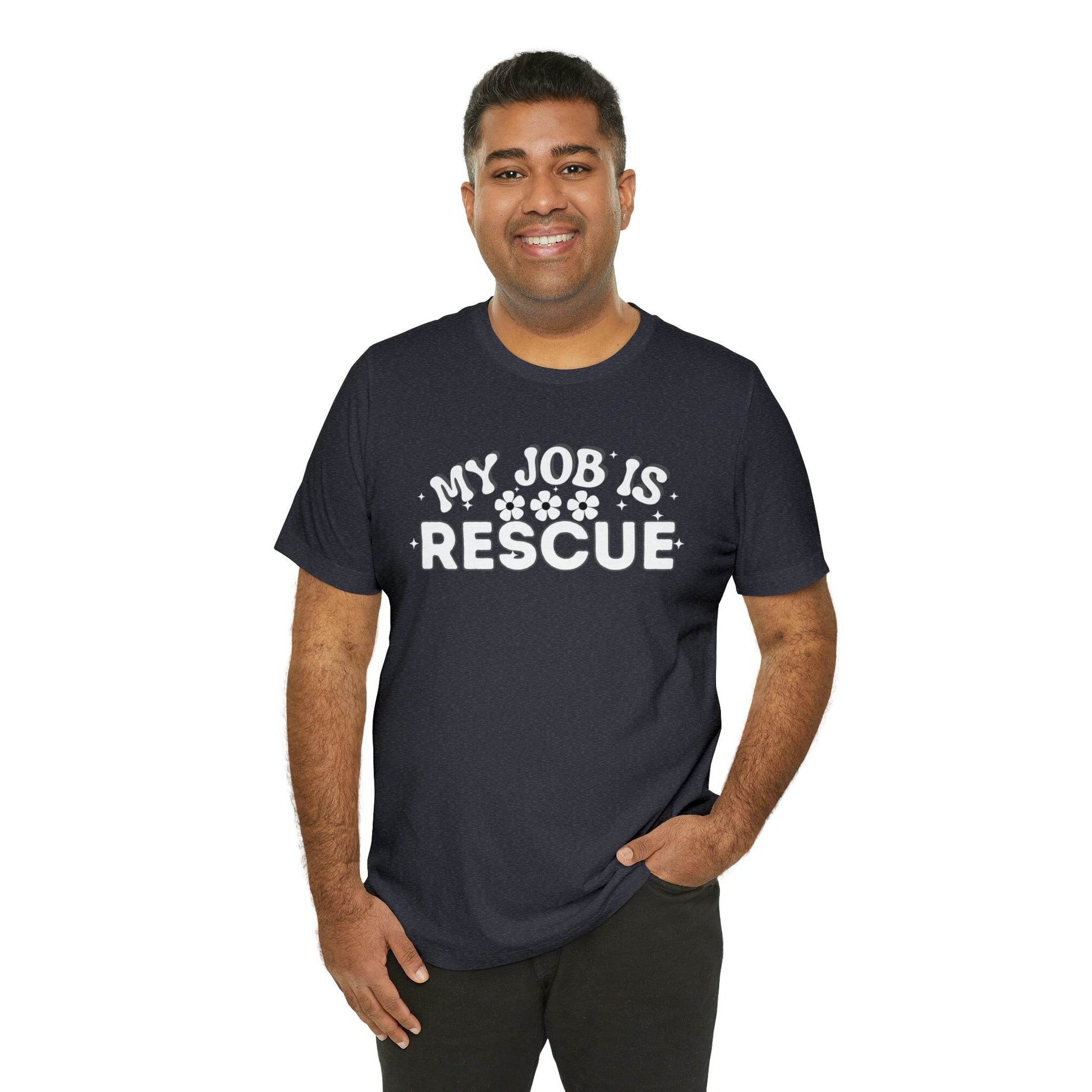 My Job is Rescue Shirt Firefighter Shirt Coast Guard Shirt - Giftsmojo