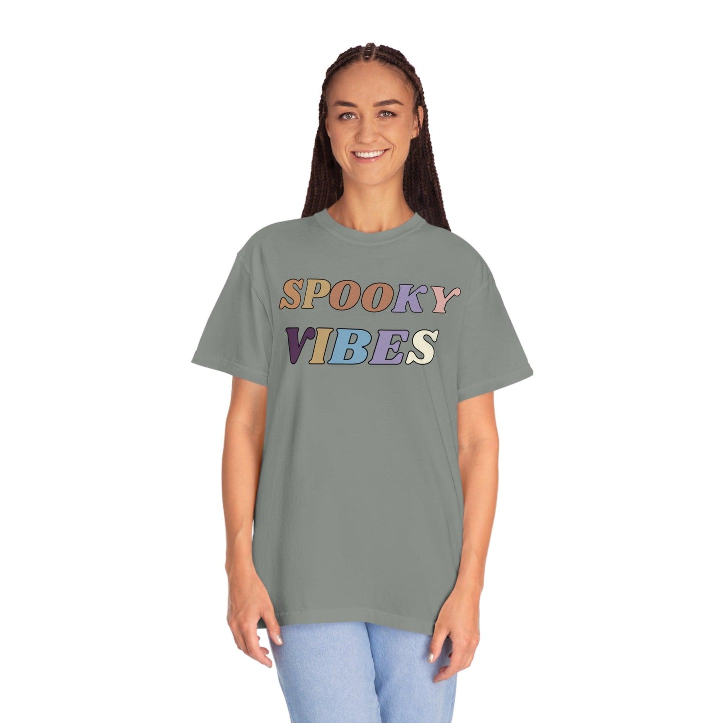 Retro Halloween Tshirt, Spooky Vibes Shirt, Vintage Shirt Halloween Shirt - Cute Fall Shirt