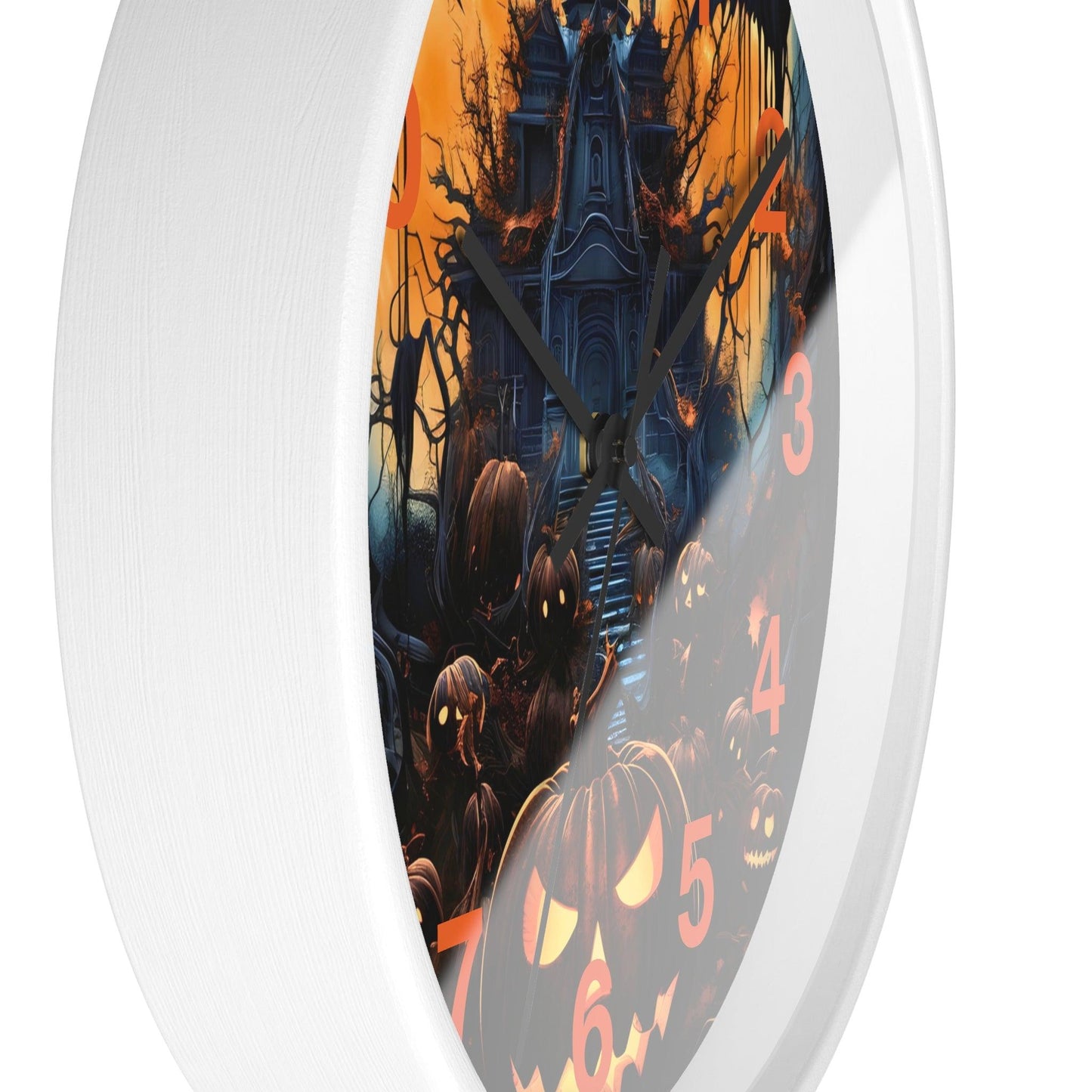 Halloween Ghost Wall Clock Halloween Wall Clocks Halloween Clock Fall Clock Halloween Decor