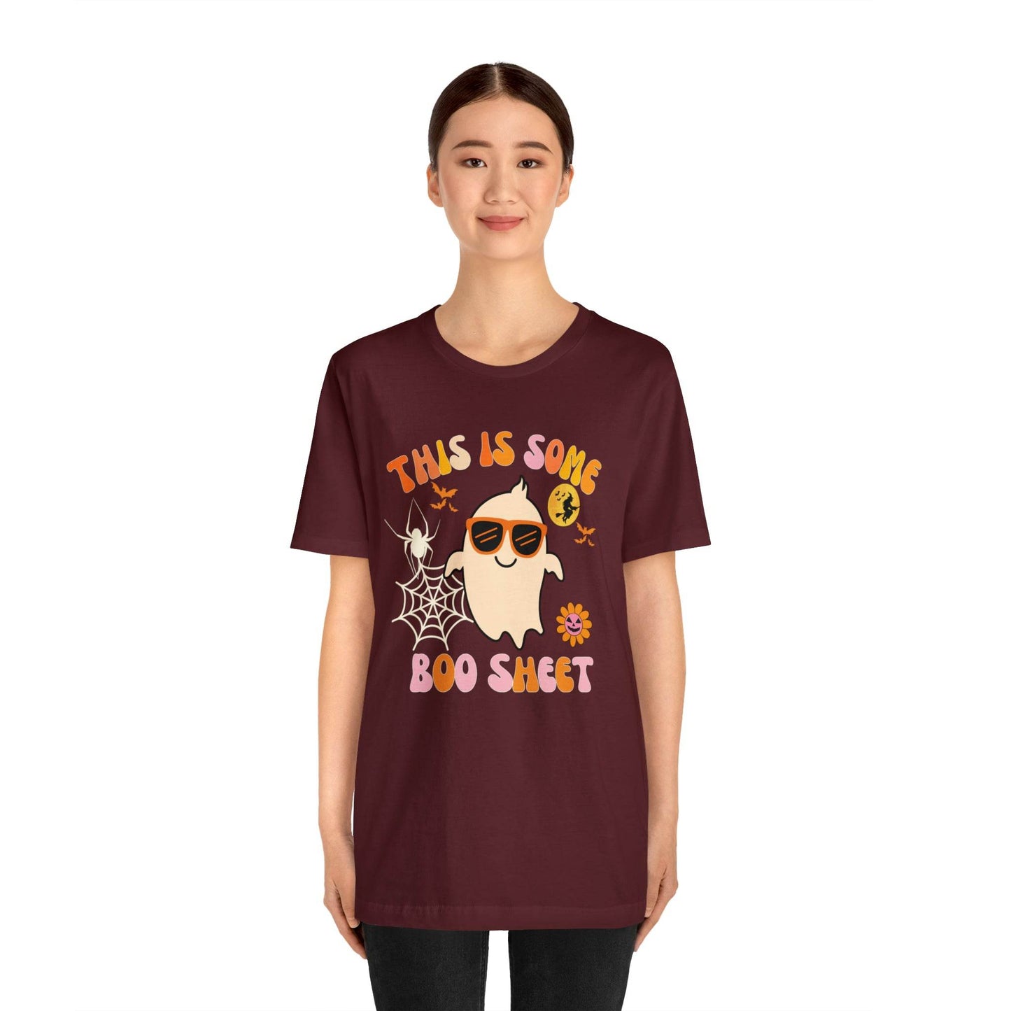 This Is Some Boo Sheet Funny Halloween Shirt Funny Halloween Costume Spooky Season Tee Funny Gift Shirt for Birthday Christmas Anniversary - Giftsmojo