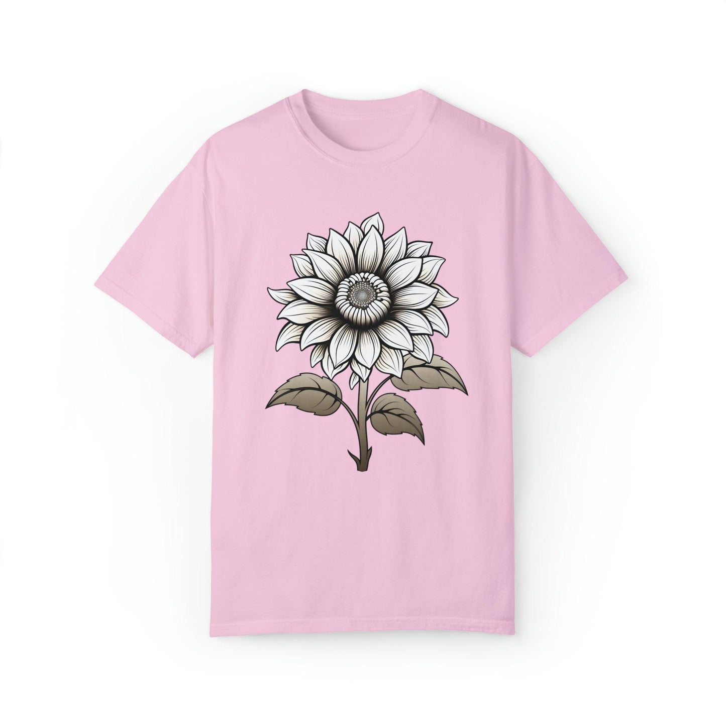 Sunflower Shirt Vintage Flower Shirt Aesthetic, Floral Graphic Tee Floral Shirt Flower T-shirt, Wild Flower Shirt Gift For Her