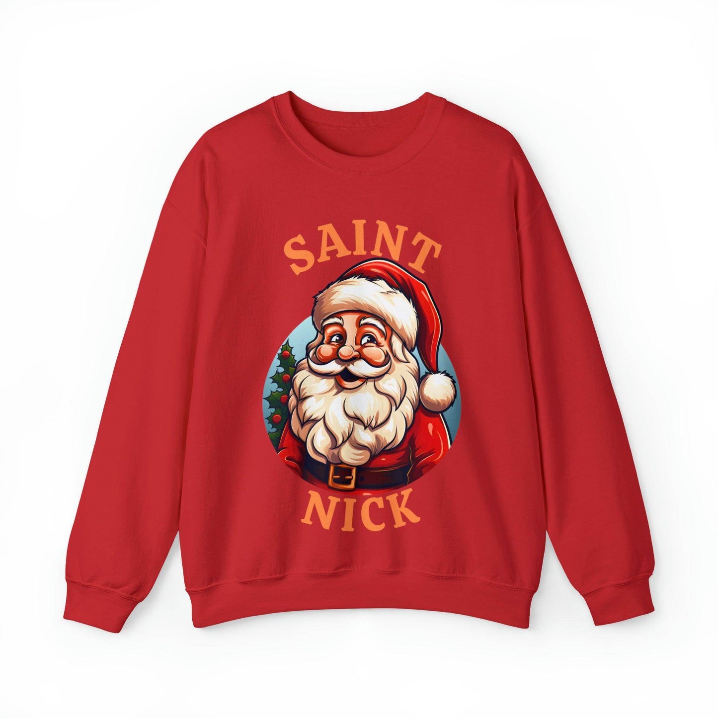 Saint Nick Shirt Christmas Santa Sweatshirt Santa Sweater Christmas Sweater Christmas Shirt Santa Claus Shirt - Giftsmojo