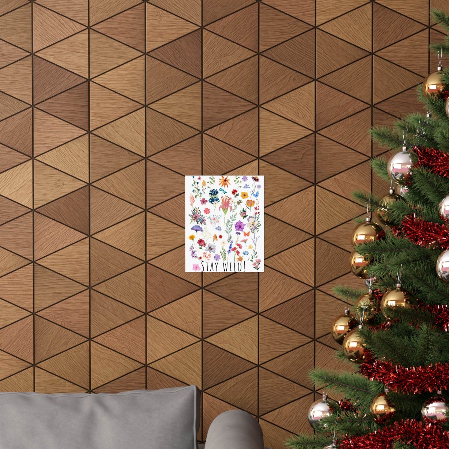 Wildflowers Watercolor Vertical Poster - Giftsmojo