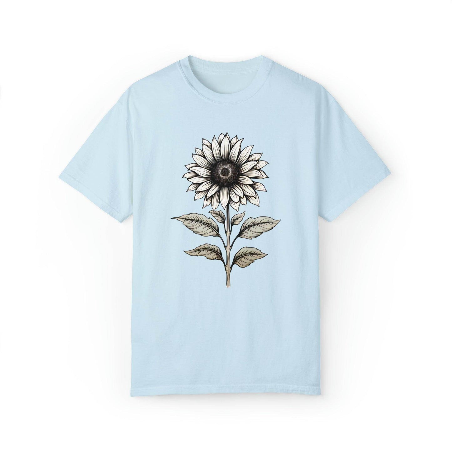 Sunflower Shirt Flower Shirt Aesthetic, Floral Graphic Tee Floral Shirt Flower T-shirt, Gift For Her Women Wildflower Shirt - Giftsmojo