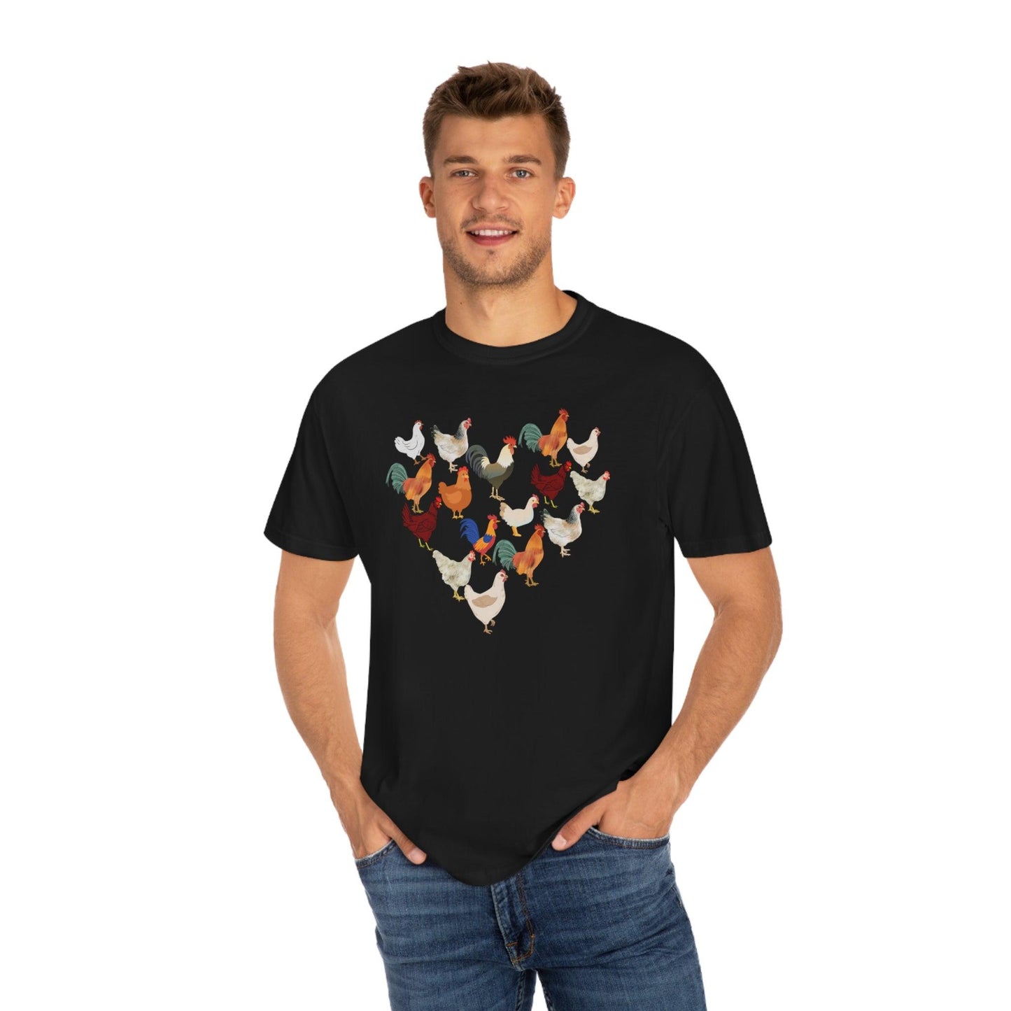 Love Chicken Shirt Chicken Tee Chicken Owner Gift - Gift For Chicken Lover gift - Giftsmojo