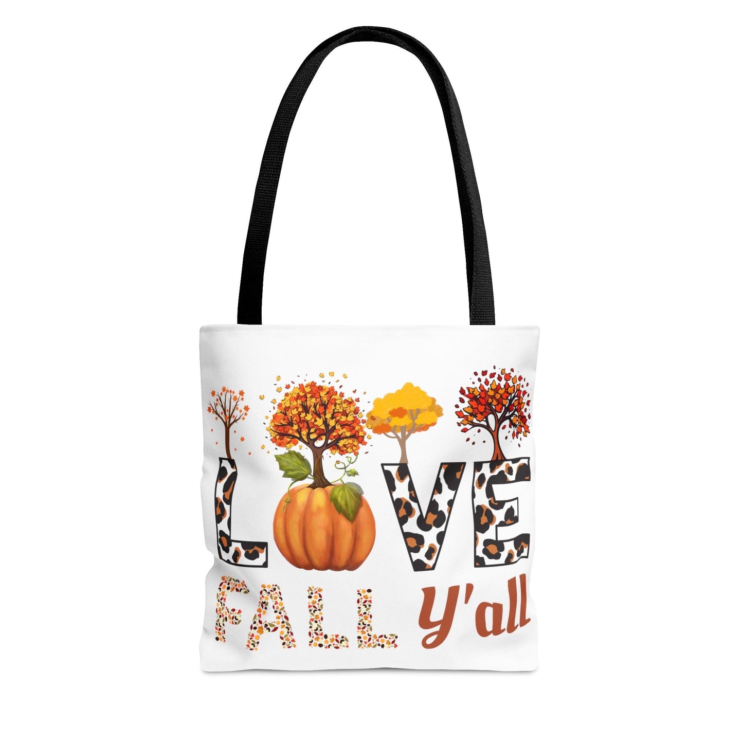 Love Fall Pumpkin Tote Bag Cute Market Bag, Eco Friendly Grocery Bag - Aesthetic Bag, Fall Tote Bag, Mom Bag Canvas Bag Pumpkin spice latte