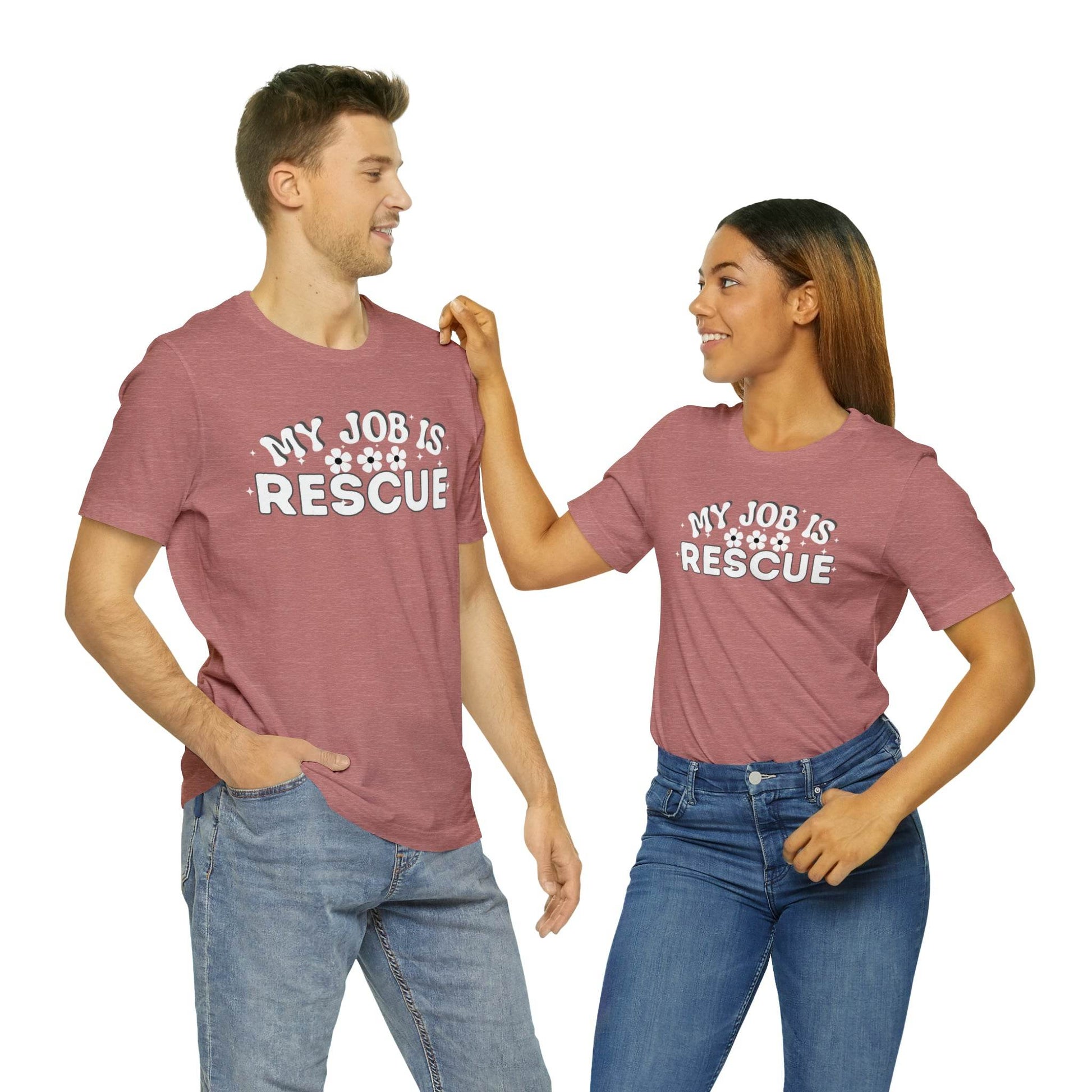 My Job is Rescue Shirt Firefighter Shirt Coast Guard Shirt - Giftsmojo