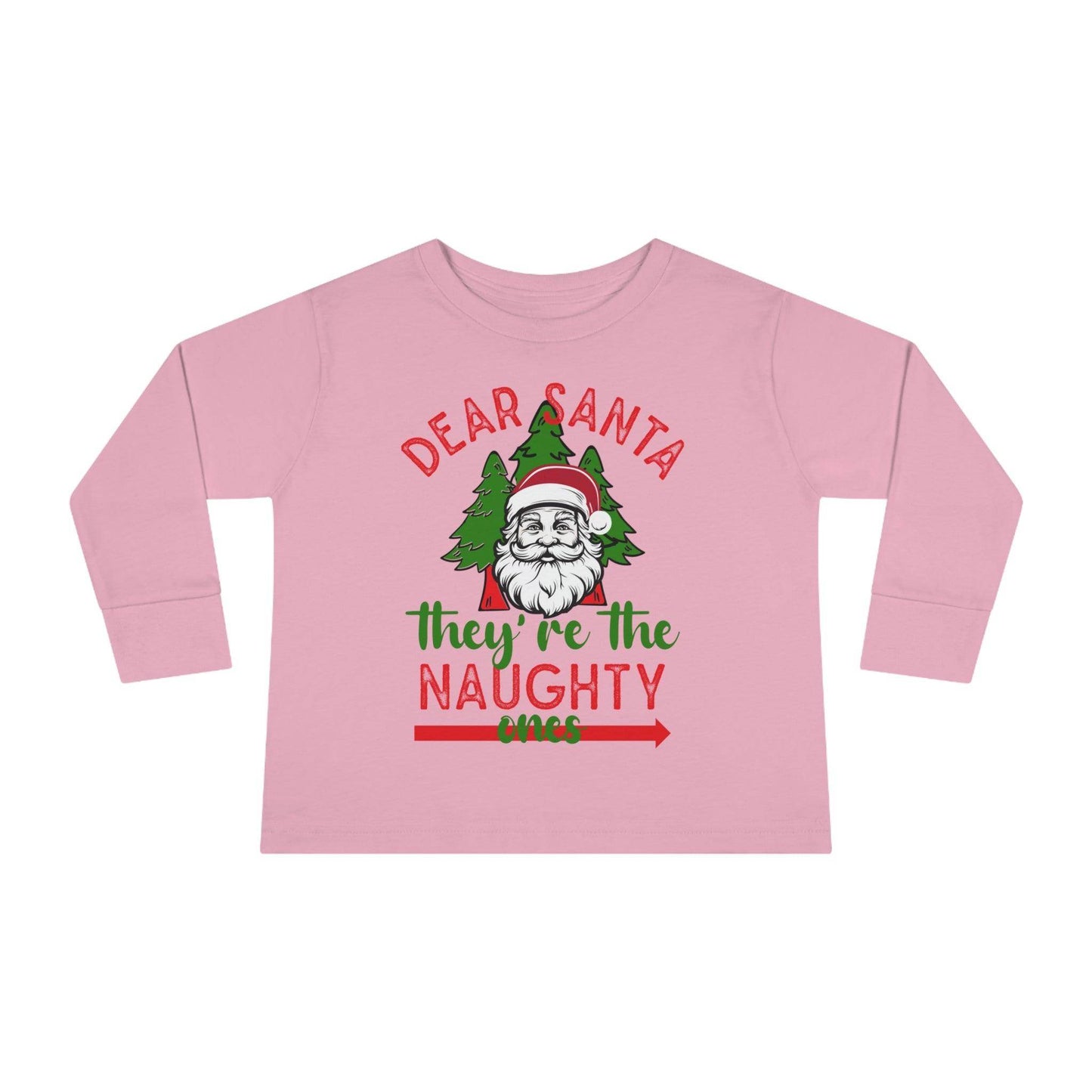 Kids Dear Santa They're The Naughty Ones Shirt For Christmas Shirt for Kids Christmas Outfit for Kids Santa Shirt - Giftsmojo