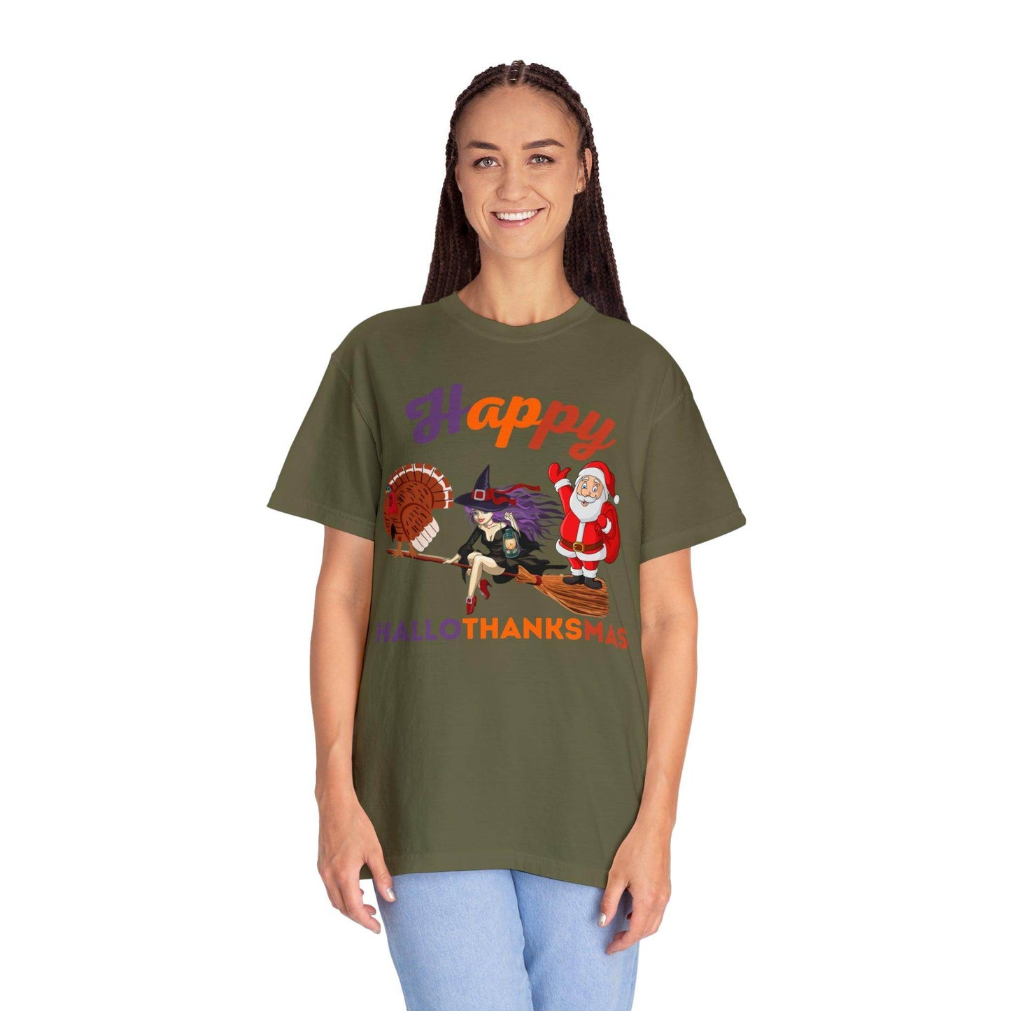 Happy HALLOTHANKSMAS Gift for Fall Halloween Thanksgiving Christmas Gift - Giftsmojo