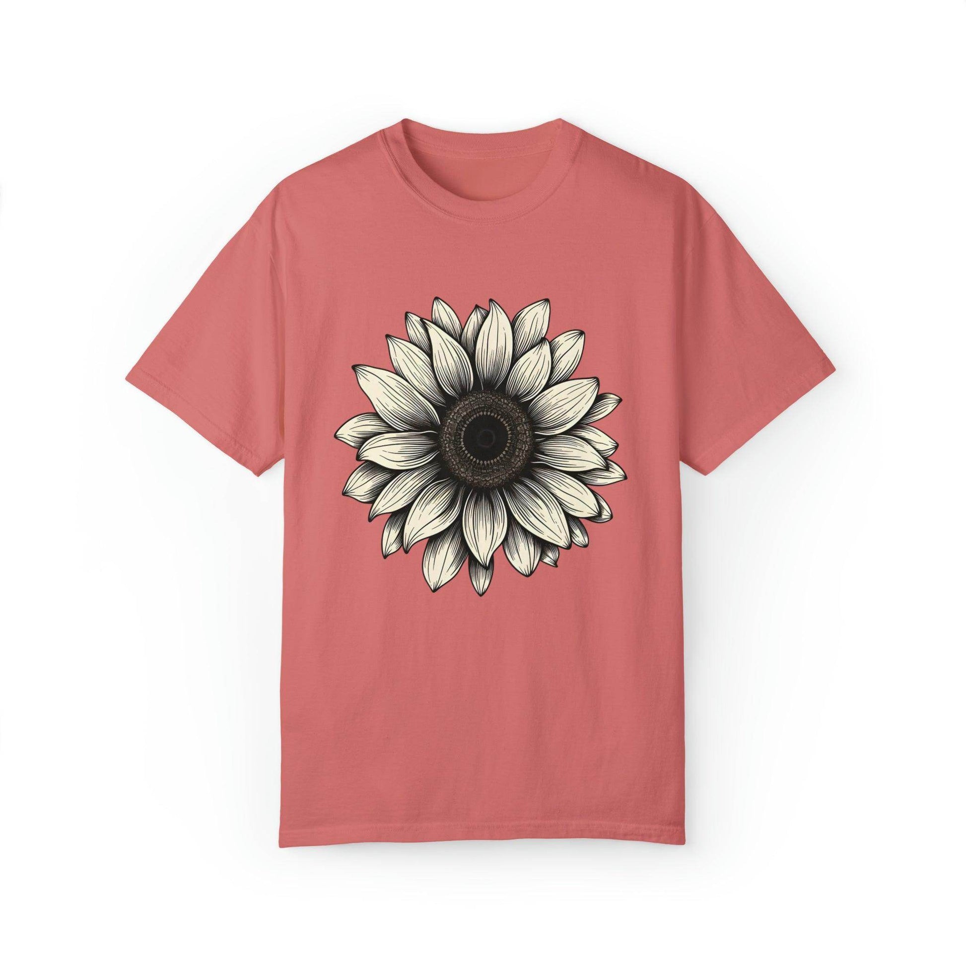 Sunflower Shirt Flower Shirt Aesthetic, Floral Graphic Tee Floral Shirt Flower T-shirt, Wild Flower Shirt Gift For Her Wildflower T-shirt - Giftsmojo