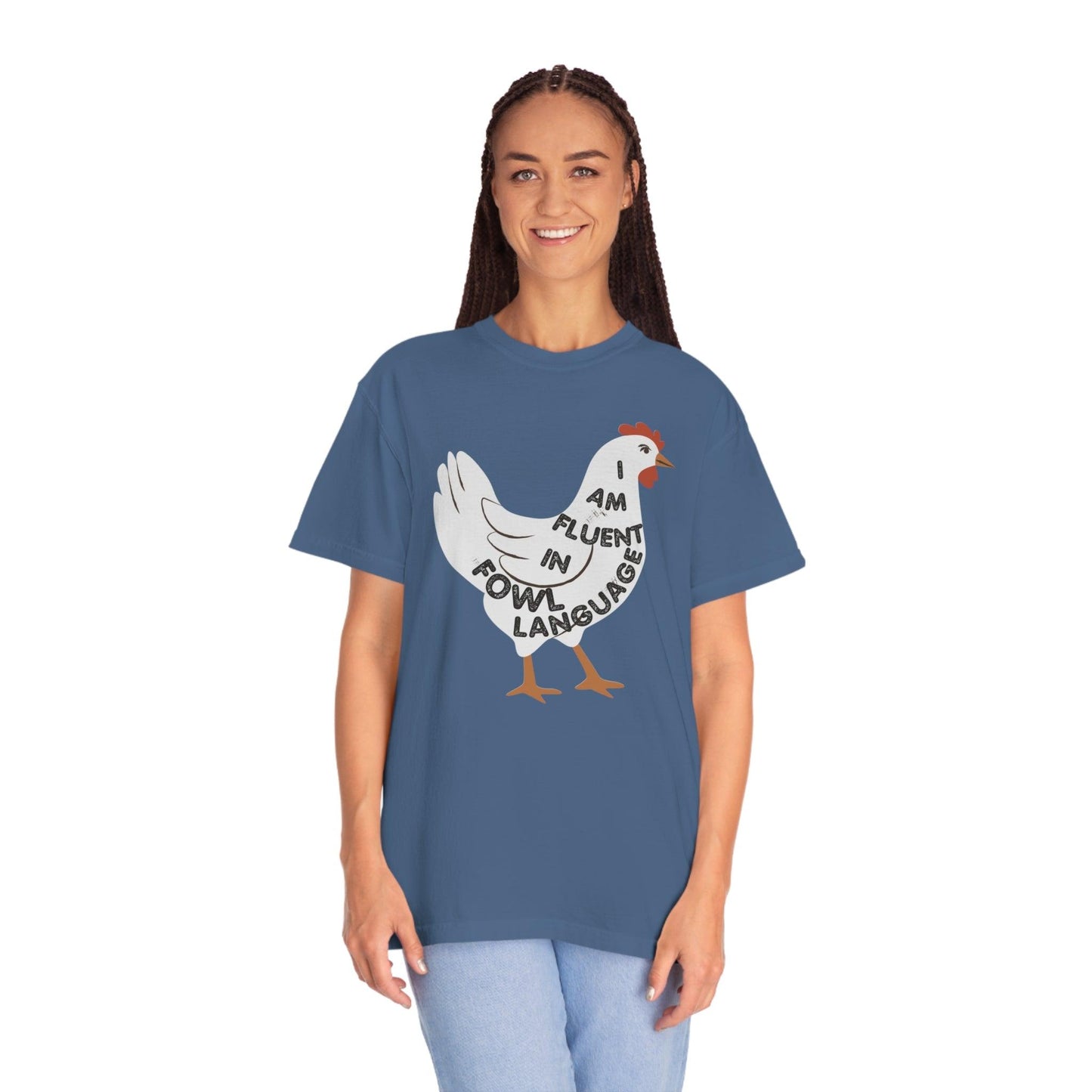 Chicken Shirt Chicken Tee Chicken Owner Gift - Gift For Chicken Lover gift, Fluent in Fowl Language shirt