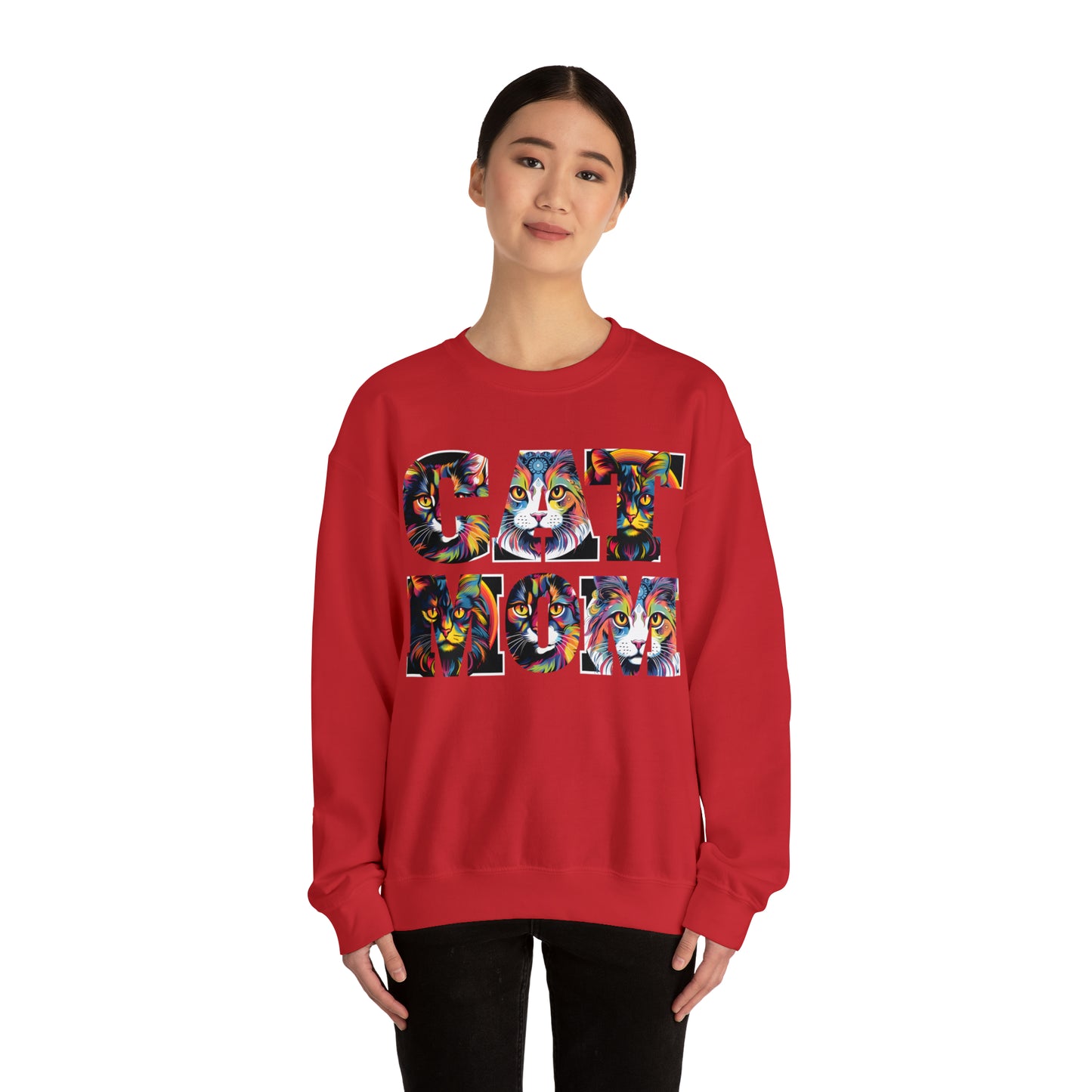 Vintage Cat Sweatshirt Cat Mom Sweatshirt Cat Crewneck Sweatshirt Cat Mom Gift Cat Lover Gift Animal Lover Cat Mama Shirt Cat Lover Sweater
