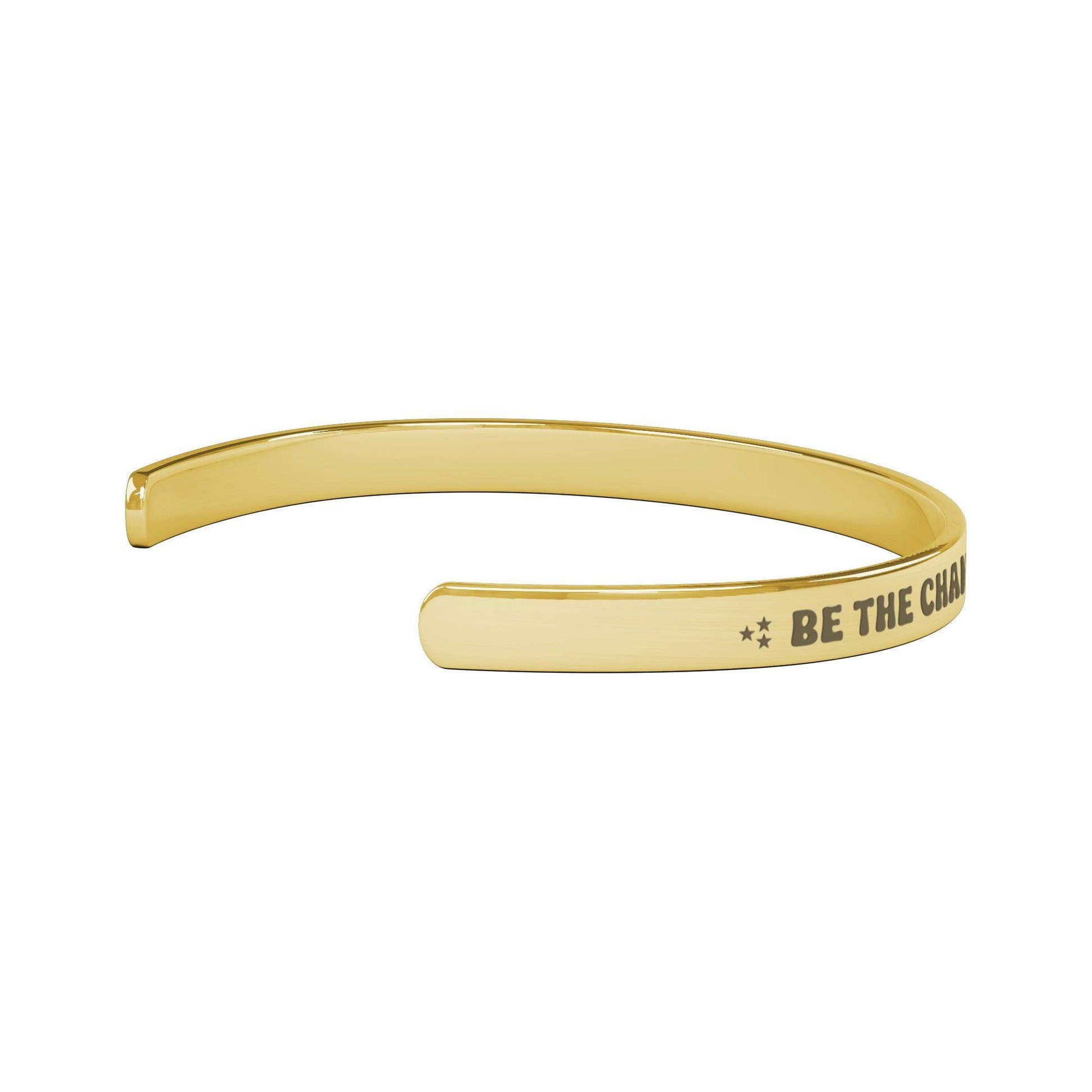 Inspirational Jewelry Cuff Bracelet Gift - Be the change you wish to see in the world Cuff Bracelet - Giftsmojo