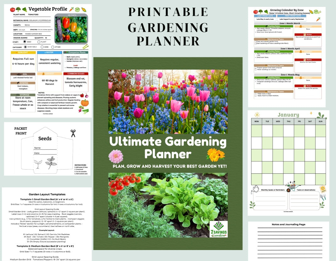 Digital Gardening Planner – Digital Download