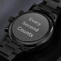 Engraved Watch Gifts for Men - Every Second Counts - Giftsmojo