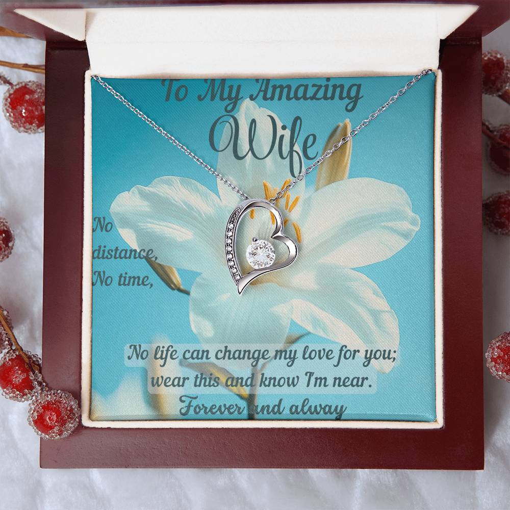 wife birthday gift, anniversary gift, Romantic gift wife, soulmate gift, Valentine’s day gift, necklace gift, wife pendent gift,