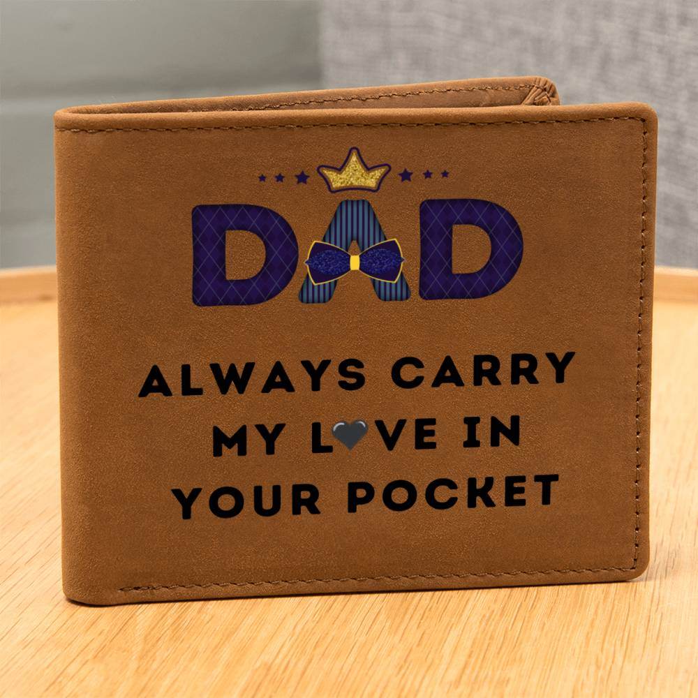 Gift For Dad - Leather Wallet for Dad - Giftsmojo