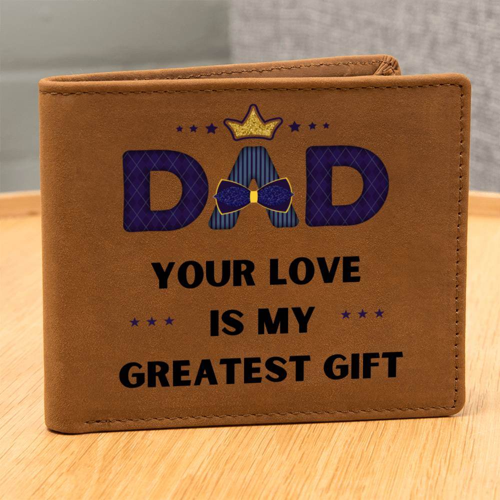Leather Wallet Gift For Dad - Giftsmojo
