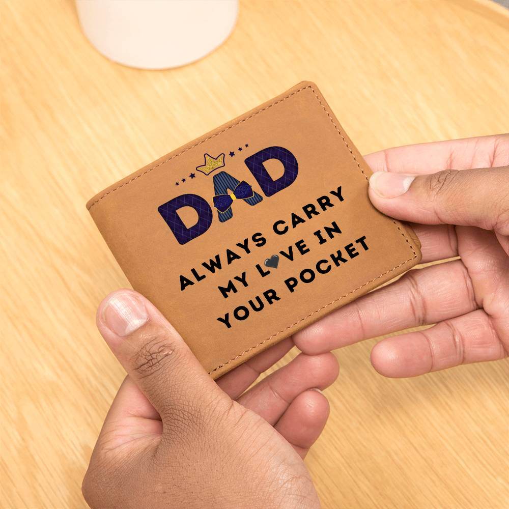 Gift For Dad - Leather Wallet for Dad - Giftsmojo