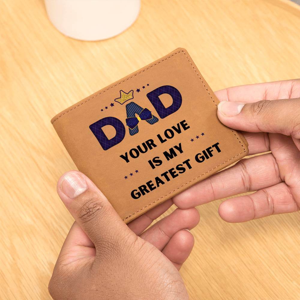Leather Wallet Gift For Dad - Giftsmojo
