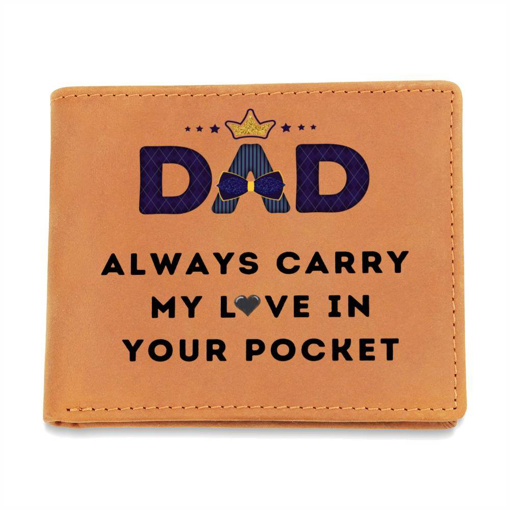 Gift For Dad - Leather Wallet for Dad - Giftsmojo