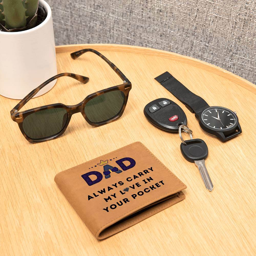 Gift For Dad - Leather Wallet for Dad - Giftsmojo