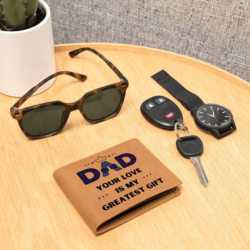 Leather Wallet Gift For Dad - Giftsmojo