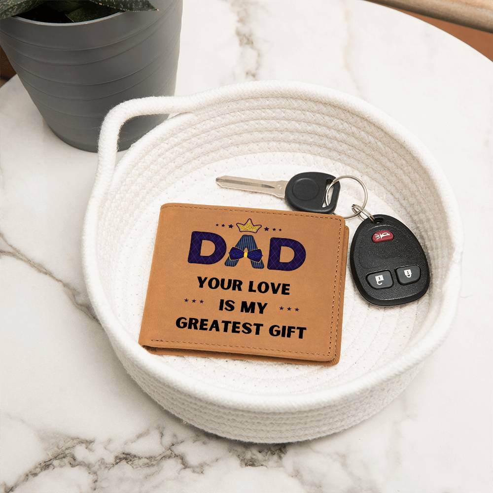 Leather Wallet Gift For Dad - Giftsmojo
