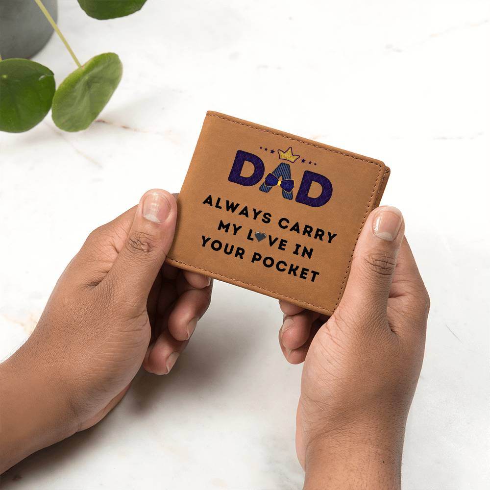Gift For Dad - Leather Wallet for Dad - Giftsmojo
