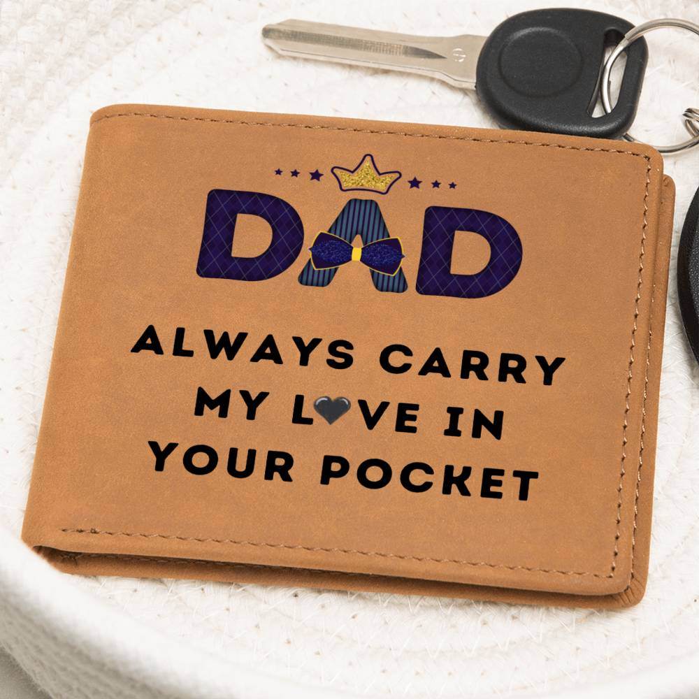 Gift For Dad - Leather Wallet for Dad - Giftsmojo