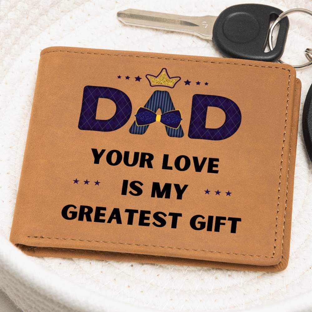 Leather Wallet Gift For Dad - Giftsmojo