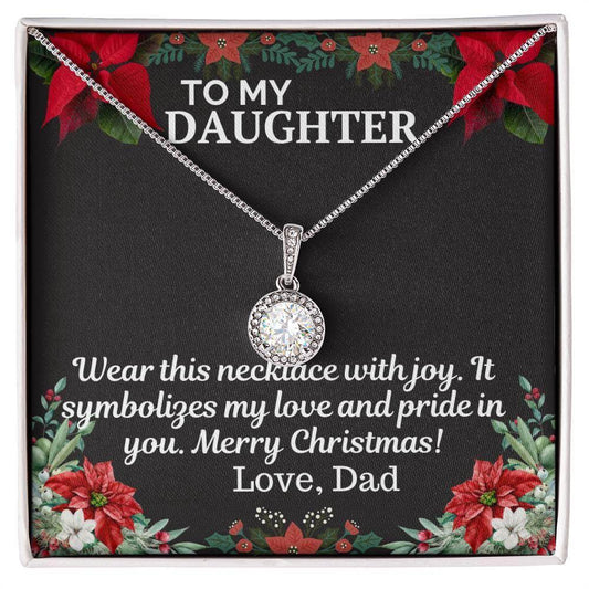 Gift To My daughter from Dad - Eternal Hope Necklace - Giftsmojo