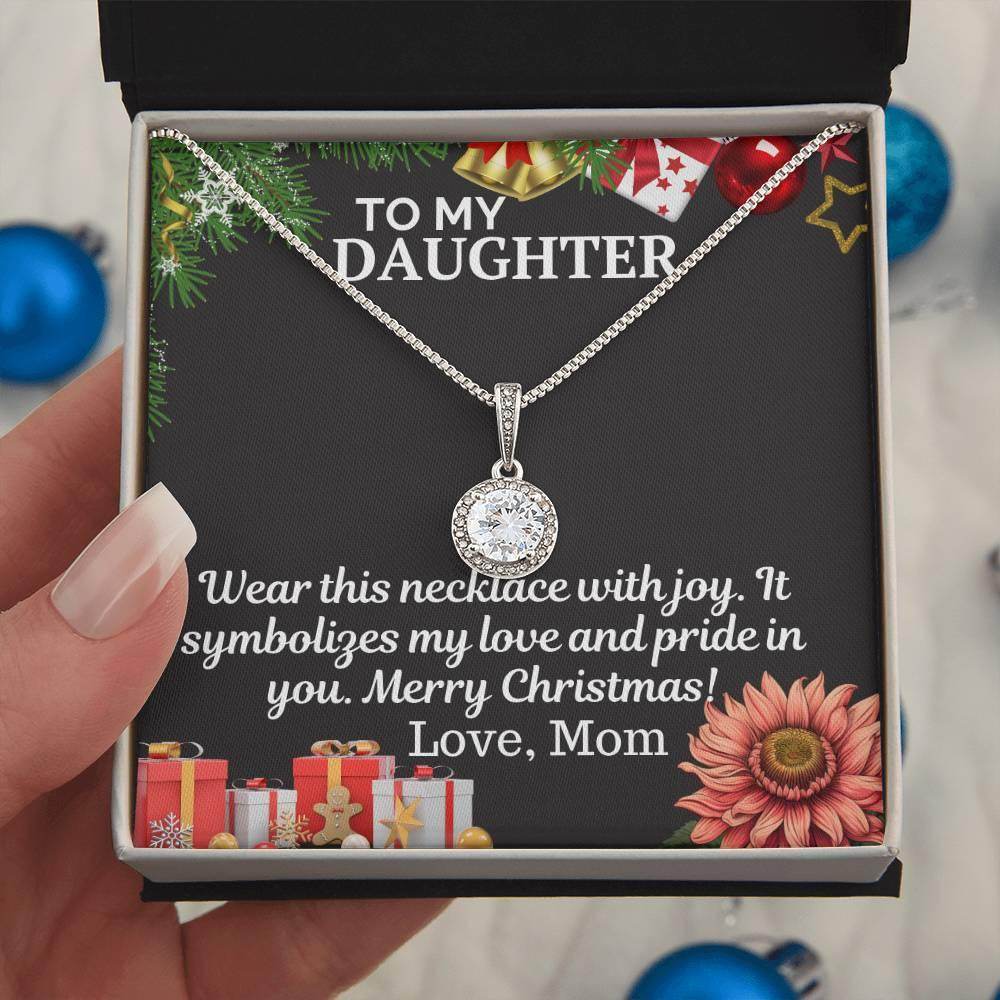 Gift To My daughter from Mom - Eternal Hope Necklace - Giftsmojo