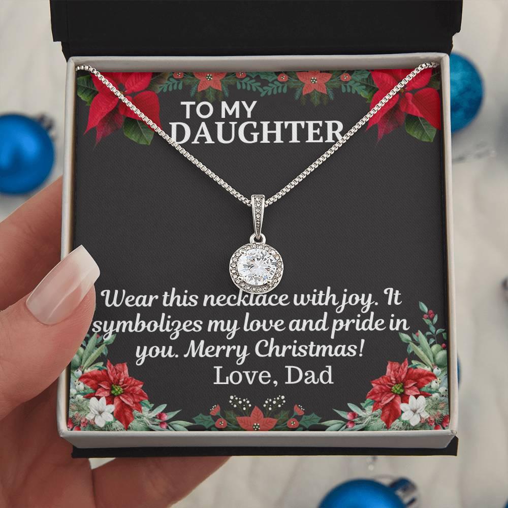 Gift To My daughter from Dad - Eternal Hope Necklace - Giftsmojo