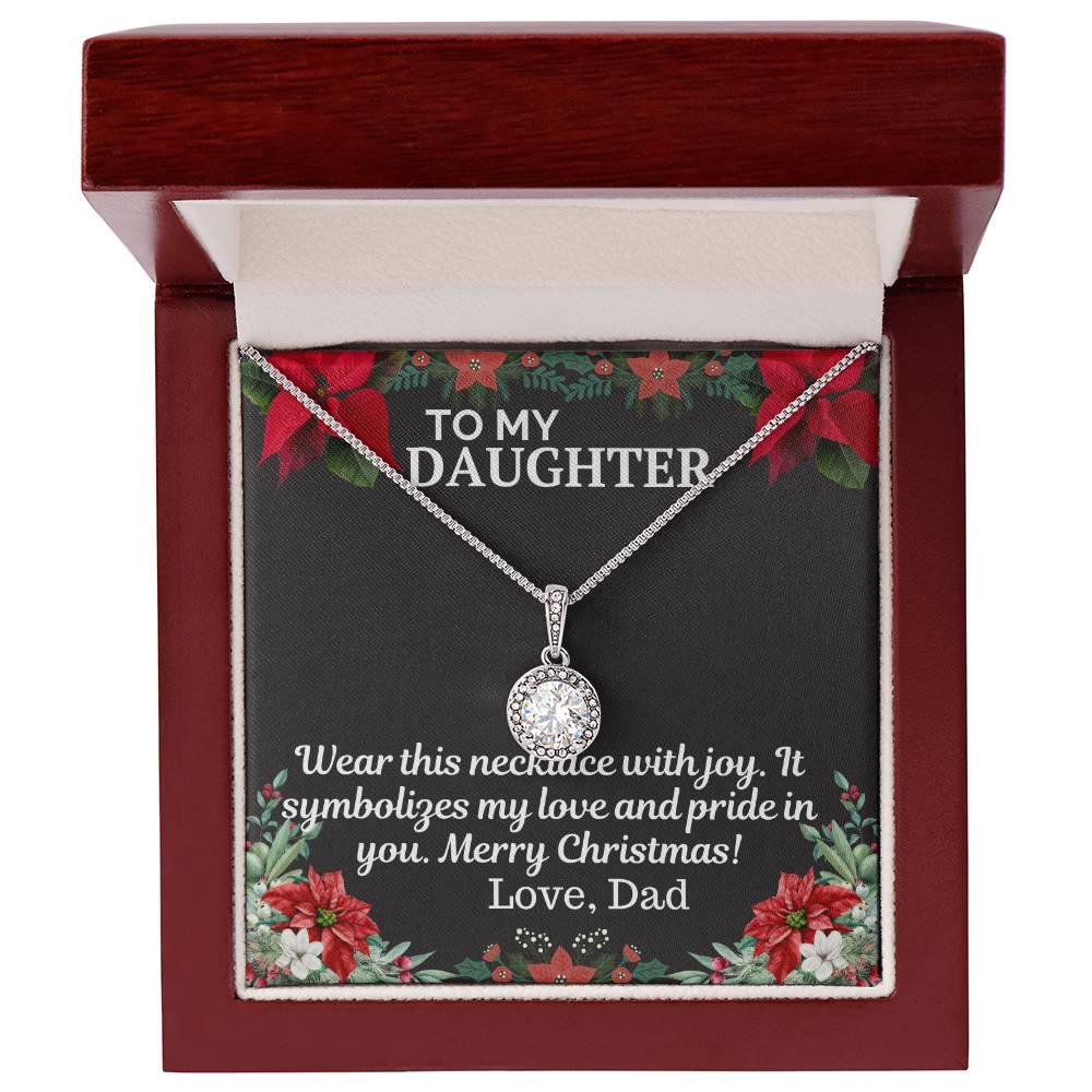 Gift To My daughter from Dad - Eternal Hope Necklace - Giftsmojo