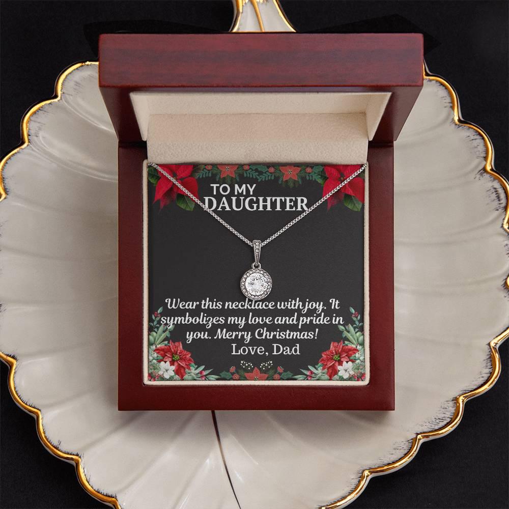 Gift To My daughter from Dad - Eternal Hope Necklace - Giftsmojo