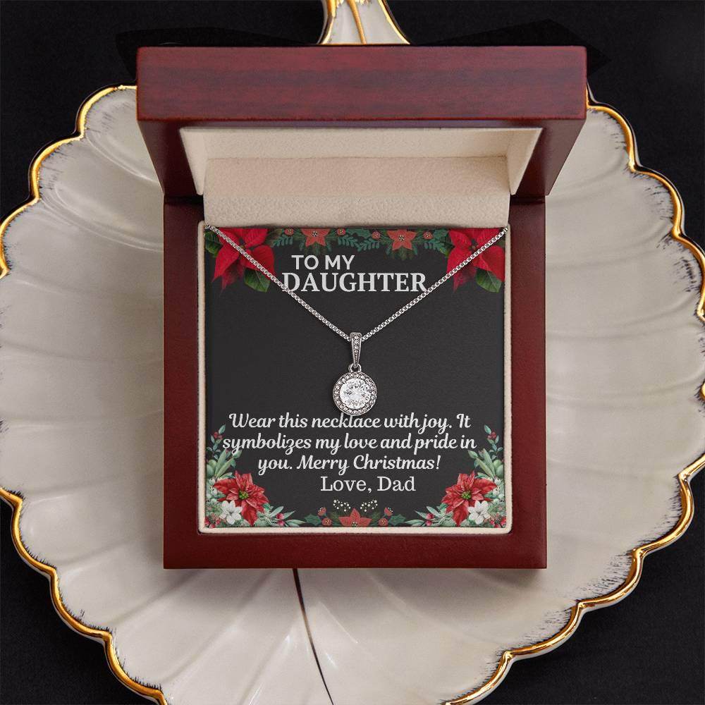 Gift To My daughter from Dad - Eternal Hope Necklace - Giftsmojo
