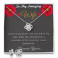Love Knot Earring and Necklace Set for Wife - Giftsmojo