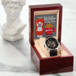 Custom birthday gift for husband, funny custom gift, custom birthday gift for men, gift for men watch, openwork watch, Funny anniversary gift