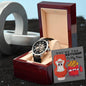 Custom birthday gift for husband, funny custom gift, custom birthday gift for men, gift for men watch, openwork watch,