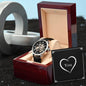 Love You Anniversary Gift For boyfriend Openwork Watch
