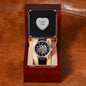 Anniversary or Valentine's Day Gift For Men Openwork Watch