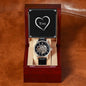 Love You Anniversary Gift For husband Openwork Watch