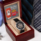 Funny anniversary Gift for Husband Openwork Watch Ketchup