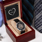 Love You Valentine Gift For Men Openwork Watch